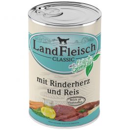 Landfleisch pur Rinderherz & REIS 400g
