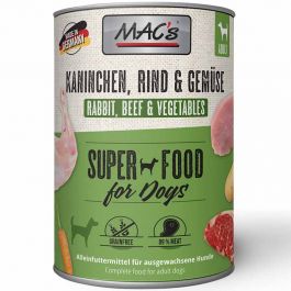Macs Dog Kaninchen, Rind und Gemüse 400g