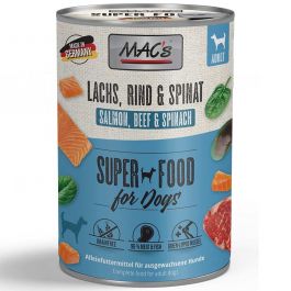 Macs Dog Lachs, Rind und Spinat 400g