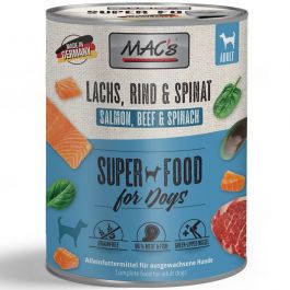 Macs Dog Lachs, Rind und Spinat 800g