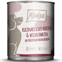 MjAMjAM Dog Dose Hirsch + Wildschwein + Preiselbeeren 800g