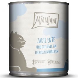 MjAMjAM Dose Ente + Geflügel + Möhrchen 800g