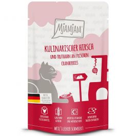 MjAMjAM Quetschie Hirsch + Truthahn + Cranberries 125g