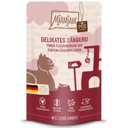 MjAMjAM Quetschie - Purer Fleischgenuss - Känguru Pur 125g