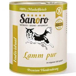 Sanoro Pures Muskelfleisch Lamm pur 800g