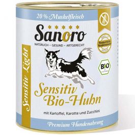 Sanoro Sensitiv Light Bio-Huhn mit Kartoffeln+Karotten 800g