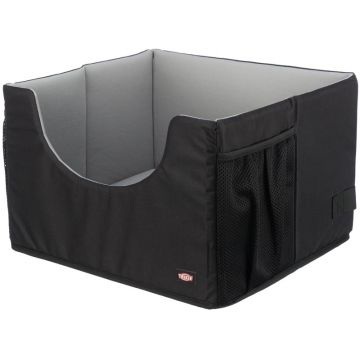 Autositz 45×28×40 cm, schwarz/grau