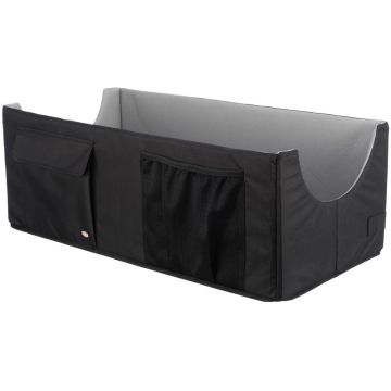 Autositz, doppelt 80×28×39 cm, schwarz/grau