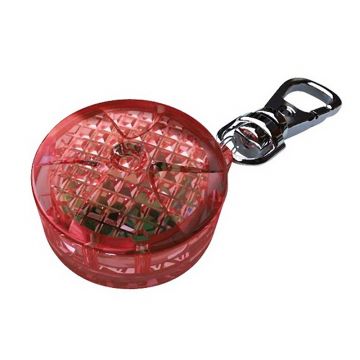Flasher für Hunde und Katzen 2,5 cm, rot