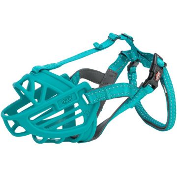 Maulkorb Muzzle Flex, türkis