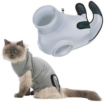 OP-Body für Katzen, grau