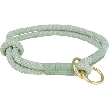 Soft Rope Zug-Stopp-Halsband, salbei-mint