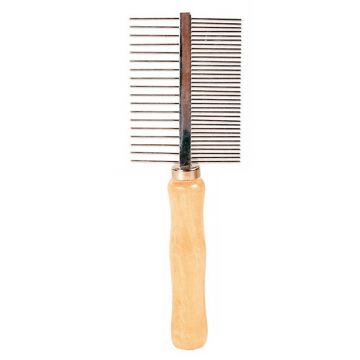 Kamm, beidseitig, mittlere/grobe Zinken, 17 cm