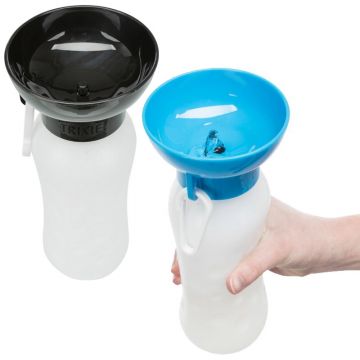 Flasche mit Trinknapf, Kunststoff, 550ml