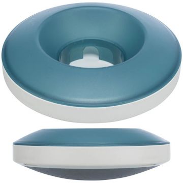 Slow Feeding Napf Rocking Bowl, 0.5 l / 23 cm, grau-blau