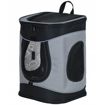 Rucksack Timon, bis 12kg, 34 x 44 x 30cm, schwarz/grau