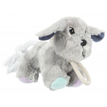 Junior Hund, Plüsch mit Tau 24 cm