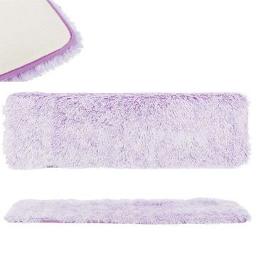 Liegematte Harvey für Fensterbank, 90x28 cm, weiß-lila