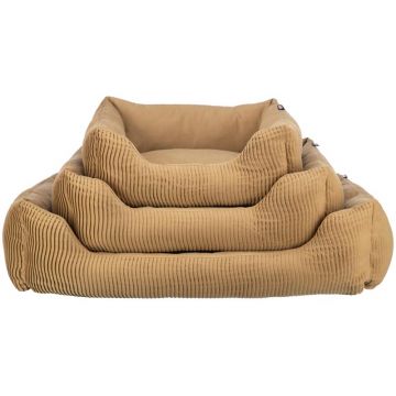 Bett Marley, eckig, ocker
