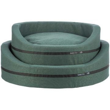 Bett CityStyle, oval, dunkelgrün