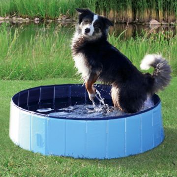 Hundepool, hellblau/blau