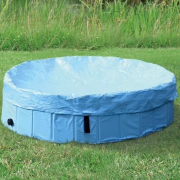 Abdeckung für Hundepool, hellblau