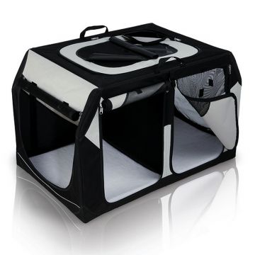 Transportbox Vario Double, S-M: 91 x 60 x 61/57 cm