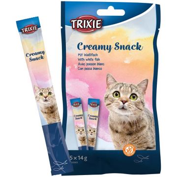 Creamy Snack mit Weißfisch, 5 x 14g