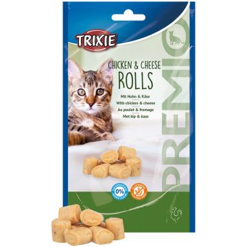 Premio Chicken und Cheese Rolls 50g