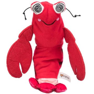 Zappelshrimp, Stoff, Katzenminze, 23cm