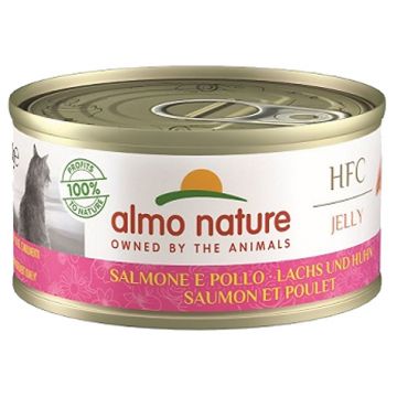 Almo Nature HFC Jelly Lachs und Huhn 70g