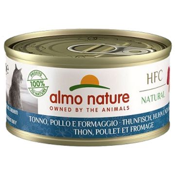 Almo Nature HFC Cuisine Thunfisch, Huhn und Käse 70g