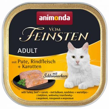 Animonda Cat v. Fein. Schlemmerkern Pute + Rindfleisch 100g