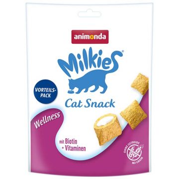 Animonda Cat-Snack Milkies Knusperkissen Wellness 120g