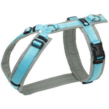 Anny-x Brustgeschirr Fun, grau/eisblau