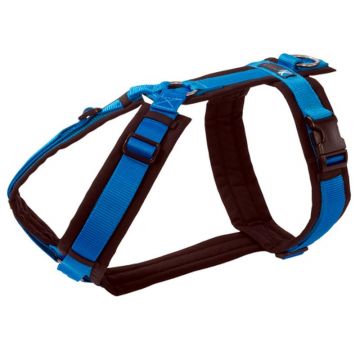 Anny-x Brustgeschirr Fun, schwarz/blau