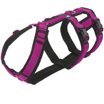 Anny-x Brustgeschirr Safety, schwarz/pink