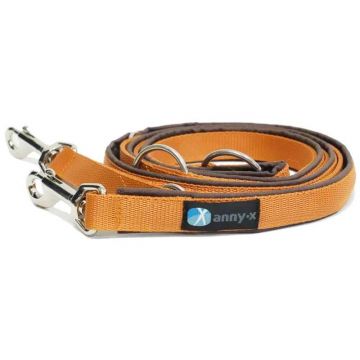 Anny-x Führleine Classic Bolt Fun, 3m, braun/bernstein
