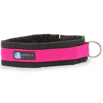Anny-x Steckhalsband Fun, schwarz/pink