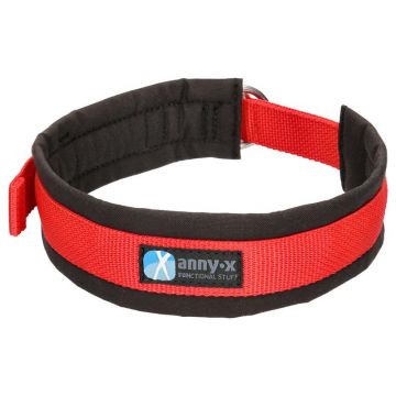 Anny-x Zugstopphalsband Fun, schwarz/rot