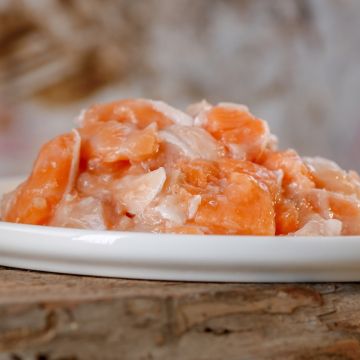 Barfgold Lachswürfel vom norwegischem Lachs 500g