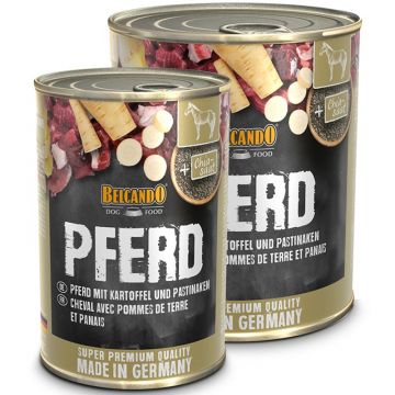Belcando Pferd mit Kartoffel