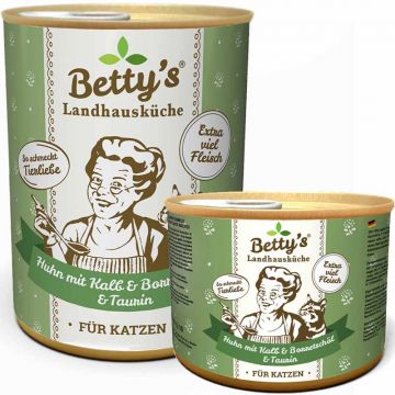 Betty's Landhausküche Dose Huhn, Kalb + Borretschöl