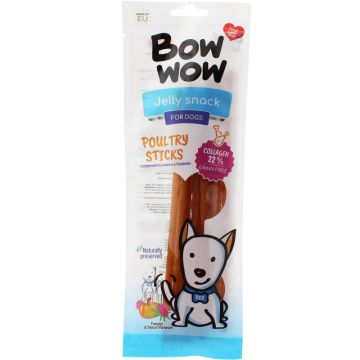 Bow Wow Jelly Snack Geflügel Sticks 10 St. 65g
