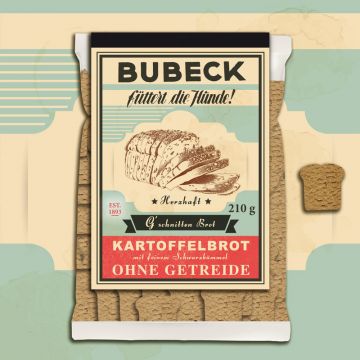Bubeck Gschnitten Brot mit Truthahnfleisch 210g