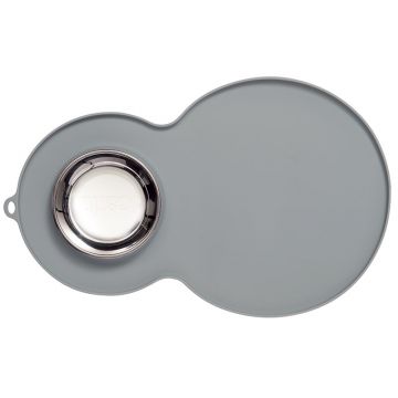 Catit Silikonmatte Erdnuss, 46x29cm, grau