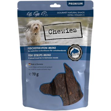 Chewies Fischstreifen Mini Seefisch 70g