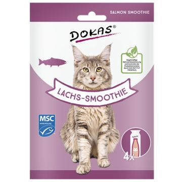 Dokas Cat Snack Lachs-Smoothie 4x30g