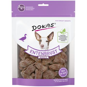 Dokas Dog Snack Entenbrust Nuggets gefriergetrocknet 110g
