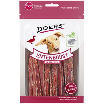 Dokas Dog Snack Entenbrust in Streifen 70g